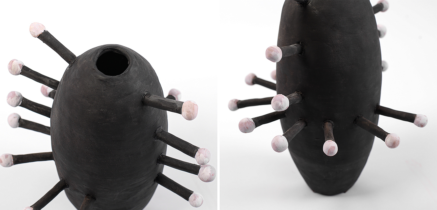 Ваза Kwanza Round Spikes Vase Ваза Kwanza Round Spikes Vase - Loft-Concept в Тюмени