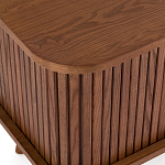 ТВ-тумба с двумя раздвижными дверцами Toinette Brown TV Stand варинант исполнения - 4 | Loft Concept в Тюмени