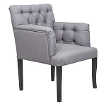 Кресло Addison Chic Armchair grey flax варинант исполнения - 1 | Loft Concept в Тюмени
