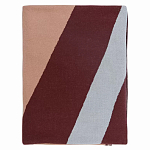 Плед из хлопка с геометрическим рисунком Elan Stripe Addison варинант исполнения - 5 | Loft Concept в Тюмени