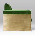 Эксклюзивный Диван в стиле Арт-деко Phoenix с элегантными латунными элементами  варинант исполнения - 2 | Loft Concept в Тюмени