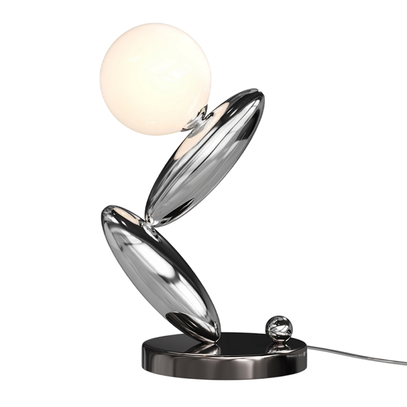 Настольный светильник Resonance 3000К 6Вт Серебряный Белый в Тюмени | Loft Concept 