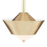 Подвесной светильник светодиодный конусообразный Сone Shaped Gold Pendant варинант исполнения - 2 | Loft Concept в Тюмени