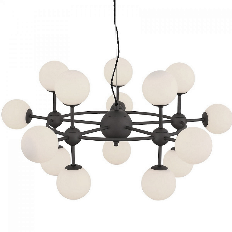 Люстра Tremolo Chandelier Серый Белый Люстра Tremolo Chandelier Серый Белый в Тюмени | Loft Concept