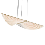 Люстра в виде распахнутых крыльев из тонких металлических планок Flight of Freedom варинант исполнения - 1 | Loft Concept в Тюмени