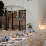 Подвесной светильник стеклянный в виде канделябра Curved Glass Chandelier варинант исполнения - 7 | Loft Concept в Тюмени