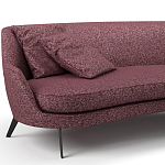 Мебельная ткань Шенилл фиолетовый цвет 138 см T4-25 варинант исполнения - 4 | Loft Concept в Тюмени