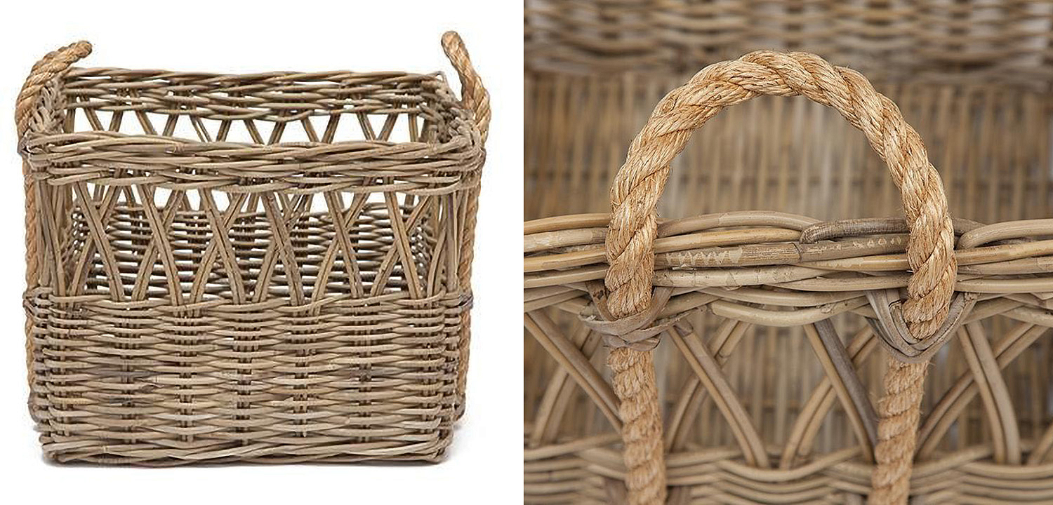 Корзина из ротанга Rattan Wicker Basket Корзина из ротанга Rattan Wicker Basket - Loft-Concept в Тюмени