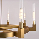 Люстра CANELLE Round Chandelier 8 Modern Brass варинант исполнения - 1 | Loft Concept в Тюмени