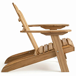 Уличное кресло из массива акации Adirondack Wooden Chair Natural варинант исполнения - 3 | Loft Concept в Тюмени