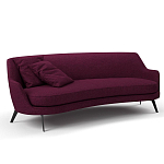 Мебельная ткань Шенилл фиолетовый цвет 138 см T4-27 варинант исполнения - 6 | Loft Concept в Тюмени