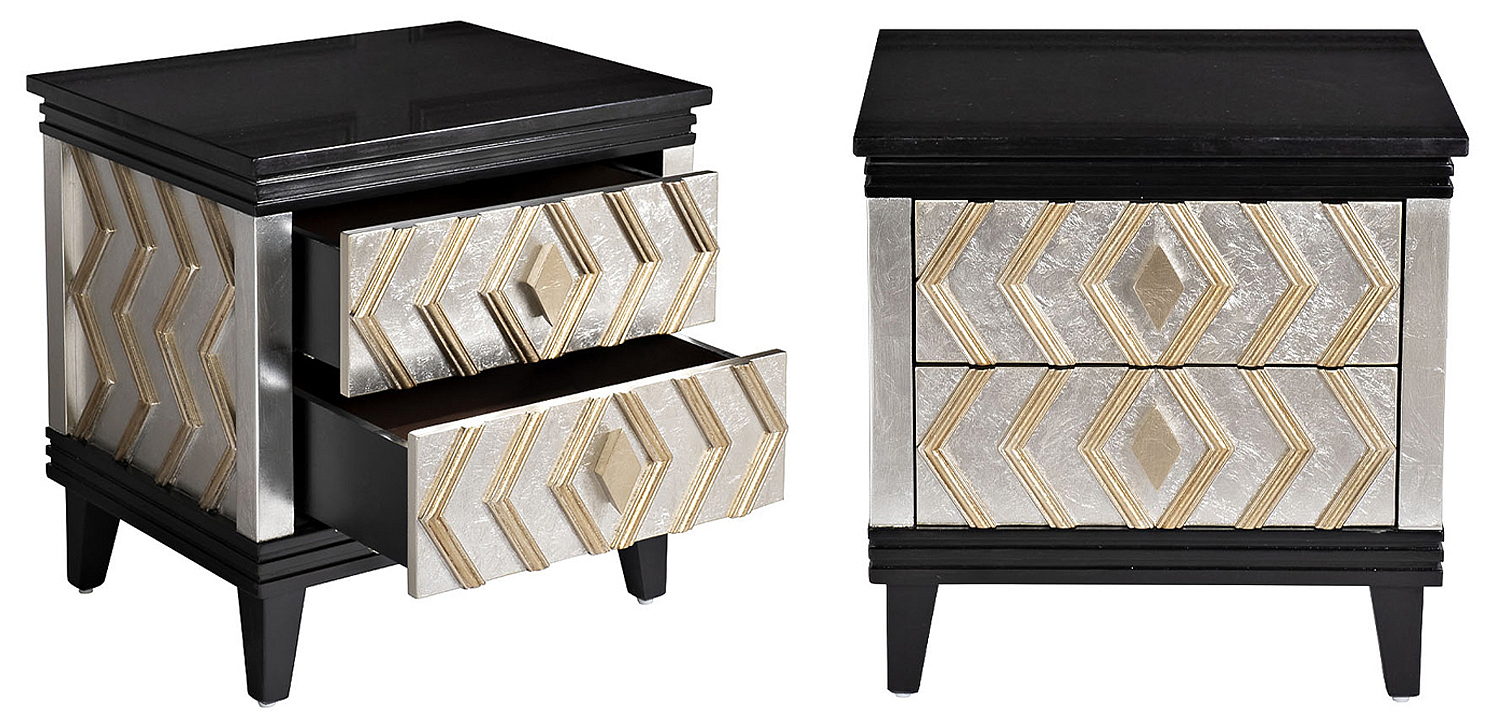 Тумба с каменной столешницей Birgit Nightstand Тумба с каменной столешницей Birgit Nightstand - Loft-Concept в Тюмени