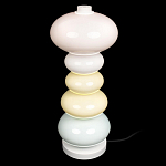 Настольная лампа из стеклянных сфер в пастельных тонах Высота 48 см Pastel Lunaria варинант исполнения - 3 | Loft Concept в Тюмени