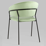 Стул в велюре фисташкового цвета Horizon варинант исполнения - 5 | Loft Concept в Тюмени