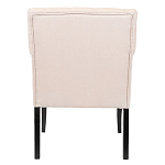 Кресло Addison Chic Armchair beige flax варинант исполнения - 2 | Loft Concept в Тюмени