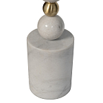 Торшер мраморный с белым абажуром Floor lamp Jewelry варинант исполнения - 2 | Loft Concept в Тюмени