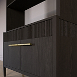 Стеллаж Primo с ящиками Темный орех варинант исполнения - 4 | Loft Concept в Тюмени