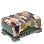 Шкатулка с мозаикой из натуральных камней Stone Casket варинант исполнения - 1 | Loft Concept в Тюмени