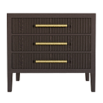 Тумба Primo  с тремя ящиками шпон темный орех варинант исполнения - 1 | Loft Concept в Тюмени