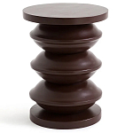 Фигурный приставной столик бордового цвета  AMORPHOUS варинант исполнения - 1 | Loft Concept в Тюмени