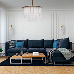 Бра с круглым основанием и длинными прозрачныи стеклянными трубками Nembus варинант исполнения - 8 | Loft Concept в Тюмени