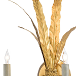 Бра с каркасом в виде пучка золотых перьев Bunch of Feathers варинант исполнения - 1 | Loft Concept в Тюмени