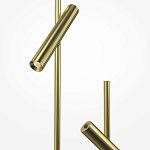 Напольный торшер светодионый золотой Lumen Duo варинант исполнения - 3 | Loft Concept в Тюмени