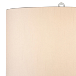 Настольная лампа стеклянная с тканевым абажуром Edges варинант исполнения - 2 | Loft Concept в Тюмени