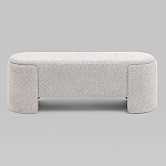 Банкетка Taks букле светло-серый варинант исполнения - 4 | Loft Concept в Тюмени