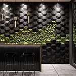 Гипсовая 3D панель с принтографией PM-30 варинант исполнения - 1 | Loft Concept в Тюмени