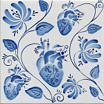 Плитка с узором Сердце варинант исполнения - 2 | Loft Concept в Тюмени