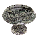 Фруктовница средняя из натурального камня Змеевик Шабровский Natural Stone Fruit Bowls варинант исполнения - 2 | Loft Concept в Тюмени