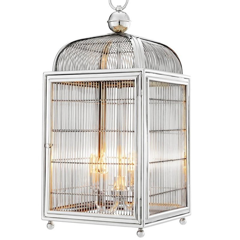 Люстра Lantern Falcon Nickel Никель в Тюмени | Loft Concept 