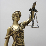 Статуэтка бронзовая Фемида Bronze Goddess варинант исполнения - 1 | Loft Concept в Тюмени