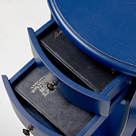 Синяя тумба на фигурных ножках Shelby варинант исполнения - 7 | Loft Concept в Тюмени