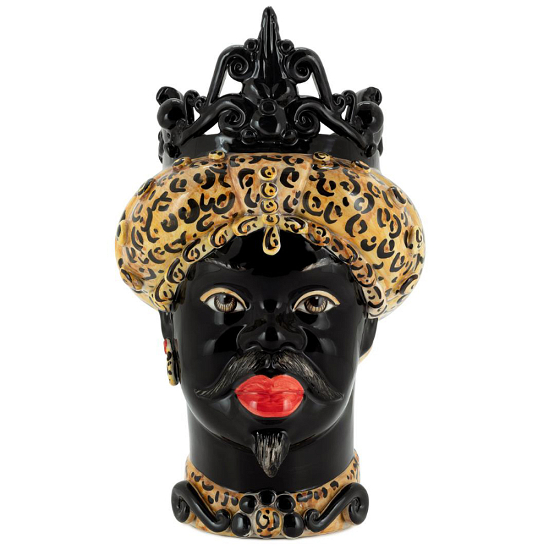 Ваза Abhika VASE MORO MAN MEDIUM Коричневый Ваза Abhika VASE MORO MAN MEDIUM Коричневый в Тюмени | Loft Concept