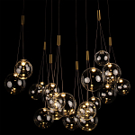 Подвесной светильник Crystal Cascade Gold варинант исполнения - 1 | Loft Concept в Тюмени