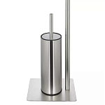 Держатель для туалетной бумаги с ершиком Chrome Bathroom Accessory варинант исполнения - 4 | Loft Concept в Тюмени