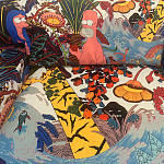 Мебельная ткань Велюр Simpsons in Paradise Т4-88 варинант исполнения - 1 | Loft Concept в Тюмени