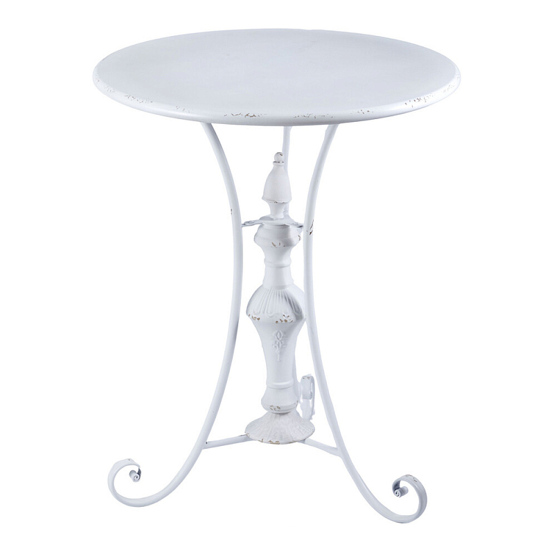Столик белый кованный в прованском стиле Vaucluse Белый в Тюмени | Loft Concept 