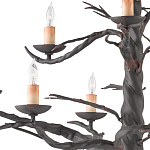 Люстра черная в виде ствола дерева Branched Tree варинант исполнения - 1 | Loft Concept в Тюмени