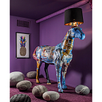 Большой Торшер Лошадь с ручной авторской росписью Feral Stallion варинант исполнения - 1 | Loft Concept в Тюмени