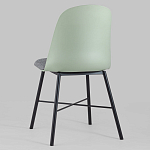 Стул из прочного пластика на металлическом основании Anora Green  варинант исполнения - 5 | Loft Concept в Тюмени
