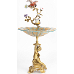 Фарфоровая чаша Фонтан птиц Verena варинант исполнения - 3 | Loft Concept в Тюмени