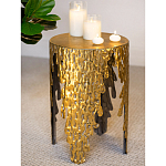 Столик дизайнерский Copper streaks варинант исполнения - 6 | Loft Concept в Тюмени