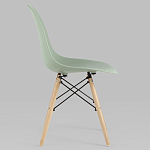 Пластиковый стул на ножках из массива бука Eames Mint варинант исполнения - 2 | Loft Concept в Тюмени
