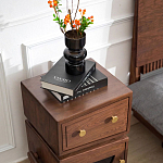 Тумбочка прикроватная с ящиком и дверцей Робот Robot Desk варинант исполнения - 5 | Loft Concept в Тюмени