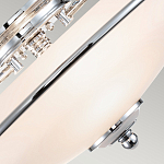 Потолочный светильник со стеклянным плафоном на изогнутых кронштейнах Quoizel  варинант исполнения - 9 | Loft Concept в Тюмени