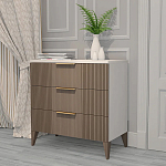 Комод коричневый с 3-мя ящиками на 4-х ножках Harper Line варинант исполнения - 2 | Loft Concept в Тюмени