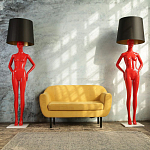 Лампа MANNEQUIN LAMP с абажуром созерцание силуэта варинант исполнения - 5 | Loft Concept в Тюмени